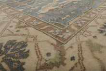 8’3" x 9’10” Muted Turkish Oushak Hand Knotted 100% Wool Area Rug Slate - Oriental Rug Of Houston