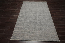 LoomBloom 5x8 Hand Knotted Modern Gray Wool Oriental Rug
