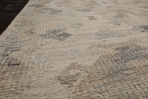 LoomBloom Beige Southwestern Moroccan Wool Area Rug 5x8 Hand Woven