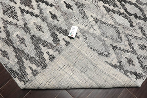 LoomBloom Gray Southwestern Kilim Wool Rug in 5x8 Size