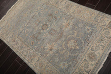 4’ x 6’ Muted Afghan Oushak Vegetable Dyes Hand Knotted Wool Area Rug Slate - Oriental Rug Of Houston