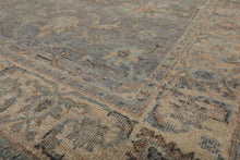 4’ x 6’ Muted Afghan Oushak Vegetable Dyes Hand Knotted Wool Area Rug Slate - Oriental Rug Of Houston