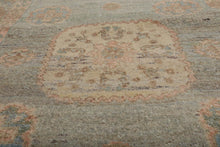 Muted Afghan Oushak Vegetable Dyes 3’ x 5’ Hand Knotted Wool Area Rug Slate - Oriental Rug Of Houston