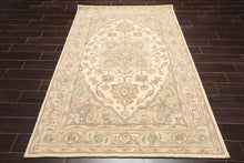 5' x 8' Handmade 100% Wool Tabriz Traditional Oriental Area Rug Beige, Mint - Oriental Rug Of Houston