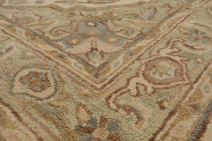 5' x 8' Handmade 100% Wool Tabriz Traditional Oriental Area Rug Beige, Mint