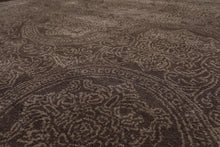 5' x 8' Handmade 100% Wool Patterned Transitional Oriental Area Rug Brown