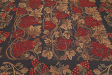8' 7''x10' French Aubusson Needlepoint Area Rug Hand Woven 100% Wool Traditional Chocolate - Oriental Rug Of Houston