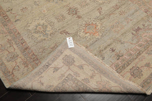 Muted Afghan Oushak Vegetable Dyes Moss 6x9 Traditional Wool Area Rug - Oriental Rug Of Houston