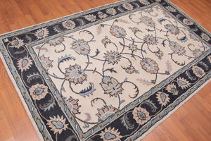 5’ x 8' Handmade 100% Wool Traditional Oriental Area rug 5x8 Beige