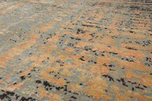 8’ x 10’ Hand Knotted Wool & Silk Tibetan Sherpa Designer Area Rug Gray - Oriental Rug Of Houston