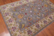 5' x 8' Handmade 100% Wool Traditional Oriental Area rug Gray