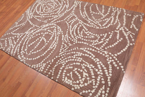 4’8" x 6'7" Handmade 100% Wool Traditional Oriental Area rug Beige - Oriental Rug Of Houston