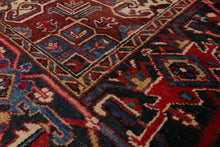 6'4" x 8'8" Hand Knotted Herizz 100% Wool Traditional Oriental Area Rug Rust