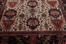 8' x 10'2" Hand Knotted 100% Wool Oushakk Traditional Oriental Area Rug Beige