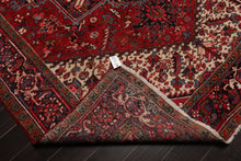 8' x 11' Hand Knotted 100% Wool Herizz Traditional Oriental Area Rug Red