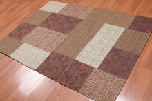 5'x7' Handmade Polypropylene  Oriental Area Rug Brown, Beige Color