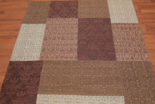 5'x7' Handmade Polypropylene  Oriental Area Rug Brown, Beige Color