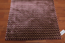 3’ x 5' Handmade Graphic 100% Bamboo silk Traditional Oriental Area rug Purple - Oriental Rug Of Houston