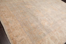9x12 Muted Turkish Oushak Hand Knotted 100% Wool Area Rug Silver Gray - Oriental Rug Of Houston