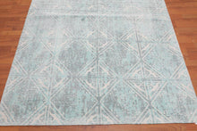 5' x 6’9" Handmade 100% Wool Area rug Modern Ivory - Oriental Rug Of Houston