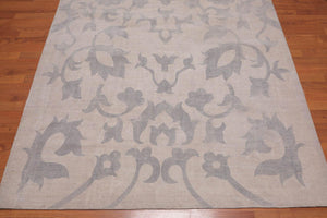 5'4" x 8'2" Handmade Modern 100% Wool Traditional Oriental Area Rug Gray - Oriental Rug Of Houston