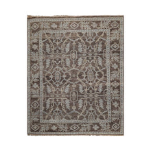 8' x10'  Grayish Brown Slate Multi Color Hand Knotted Grass 100% Wool Traditional Oriental Rug