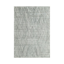 4x6 Tone on Tone Gray Hand Knotted 100% Wool Modern & Contemporary Oriental Area Rug