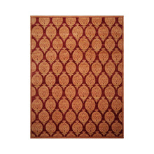 9x12 Rust, Peach Hand Knotted Tibetan 100% Wool Michaelian & Kohlberg Transitional Oriental Area Rug