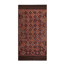 9x12 Brown Hand Knotted Flatweave Kilim 100% Wool Kilim Southwestern Oriental Area Rug