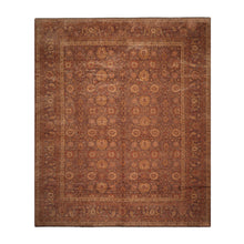 12' x14' 4'' Palace Aubergine, Gold Hand Knotted Afghan Oushak 100% Wool Oushak Traditional Oriental Area Rug