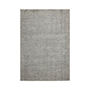 LoomBloom Beige Modern Ribbed Hand Knotted Wool Oriental Area Rug in 5x8