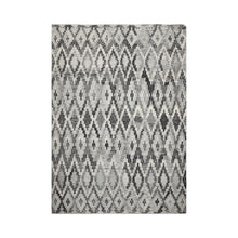 LoomBloom Gray Southwestern Kilim Wool Rug in 5x8 Size