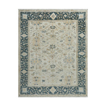 Multi Size Beige Turkish Oushak Wool Hand Knotted Traditional Elegance Oriental Rug