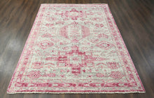 Multi Size Gray, Beige Hand Knotted Arts & Crafts 100% Wool Turkish Oushak Traditional Oriental Area Rug