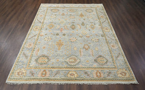 9x12 LoomBloom Slate Hand Knotted 100% Wool Traditional Oriental Area Rug