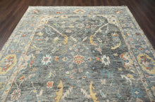 9x12 LoomBloom Gray, Slate Hand Knotted 100% Wool Traditional Oriental Area Rug