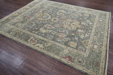 8' 4''x11' 9'' Gray Moss Graphite Color Hand Knotted Persian 100% Wool Traditional Oriental Rug