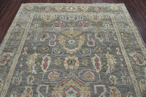 Multi Size Gray, Moss Hand Knotted 100% Wool Turkish Oushak Traditional Oriental Area Rug