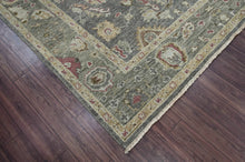 Multi Size Gray, Moss Hand Knotted 100% Wool Turkish Oushak Traditional Oriental Area Rug