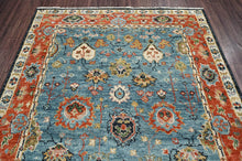 8x10 LoomBloom Midnight Blue Hand Knotted Persian 100% Wool Turkish Oushak Traditional Oriental Area Rug