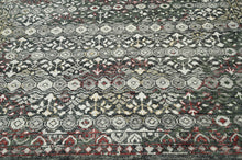 8x10 LoomBloom Charcoal Hand Knotted 100% Wool Turkish Oushak Transitional Oriental Area Rug