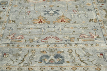 8x10 LoomBloom Gray Beige Hand Knotted 100% Wool Turkish Oushak Traditional Oriental Area Rug
