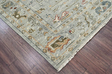 8x10 LoomBloom Gray Beige Hand Knotted 100% Wool Turkish Oushak Traditional Oriental Area Rug