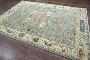10' x14' 2'' Gray Beige Green Color Hand Knotted Persian 100% Wool Traditional Oriental Rug