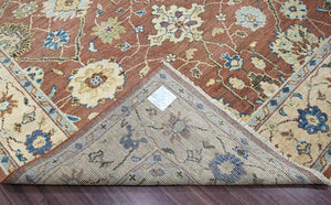 2' 6''x9'  Brown Beige Sage Color Hand Knotted Persian 100% Wool Traditional Oriental Rug