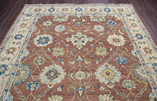8' 10"x11' 10" Brown Beige Sage Color Hand Knotted Persian 100% Wool Traditional Oriental Rug