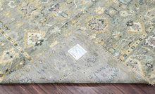 2' 7''x8' 5'' Gray Light Gold Ivory Color Hand Knotted Persian 100% Wool Traditional Oriental Rug
