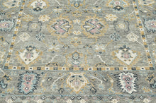 Multi Size Gray, Light Gold Hand Knotted 100% Wool Turkish Oushak Traditional Oriental Area Rug