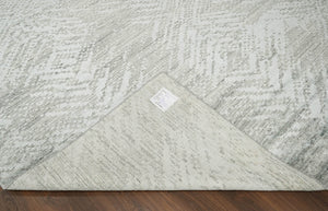 9x12 Celadon, Gray Hand Knotted 100% Wool Modern & Contemporary Oriental Area Rug