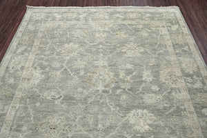 7' 9''x9' 7'' Gray Beige Color Hand Knotted Persian 100% Wool Traditional Oriental Rug